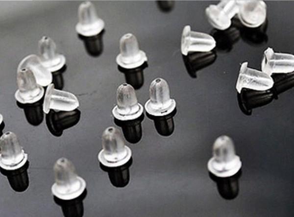 Wholesale 1000PCS/bag ,DIY jewelry earrings rubber end plug,earring accessory ,Stud earrings end plug,plastic caps ,PT-0012