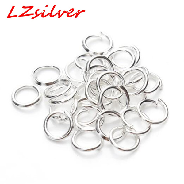 MIC 500 Pcs Jewelery Connectors Silver Plated 5mm Jump Rings Findings DIY Jewelry