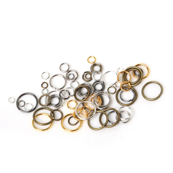 200pcs/lot 6mm 7mm 8mm Alloy Single Loops Open Jump Rings&Split Rings DIY Jewelry Findings