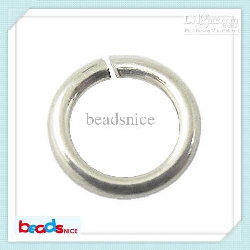 Beadsnice open jump ring 925 silver jewelry making jump rings wholesale handmade jewelry material ID 25620