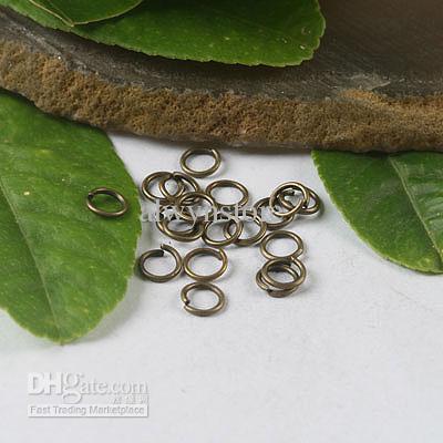 500Pcs Bronze tone 5MM Findings Jump Rings H0424