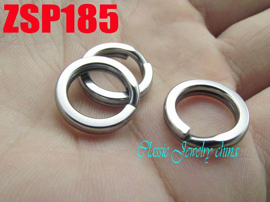 Wholesale 14mm stainless steel key-ring Key Chain jewelry DIY accessories parts 100piece/lot ZSP185