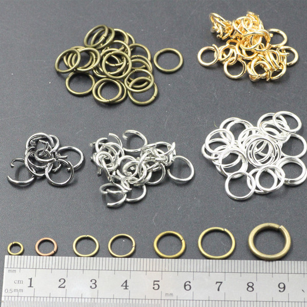 300PCS 6*0.7mm depth Jump Rings Open Connectors Jewelry Making Finding