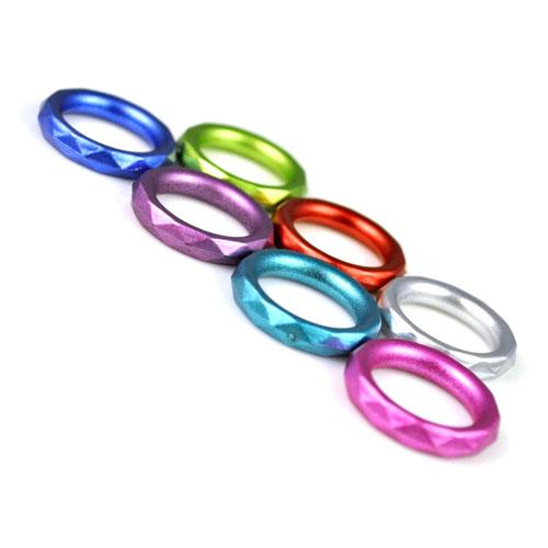 Fashion colors CCB rings for DIY Jewelry scarf rings Charms,DIY Necklace scarves findings mixed colors PT-614