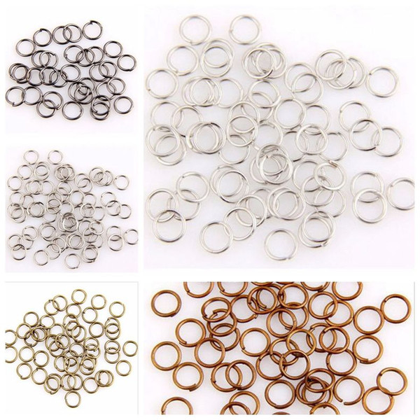 Hot ! 2000pcs Jump Ring ,Jump Rings Open Connectors Plated silver / gold Etc. 5mm