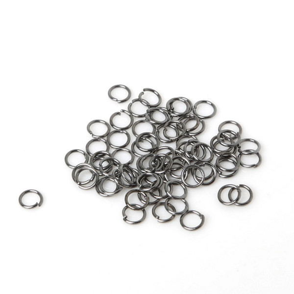 200pcs/lot 8mm Alloy Single Loops Open Jump Rings&Split Rings DIY Jewelry Findings