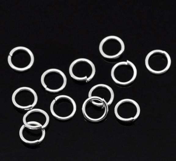 Free Shipping 250g Silver Plated Open Jump Rings 1x5mm Jewelry Findings