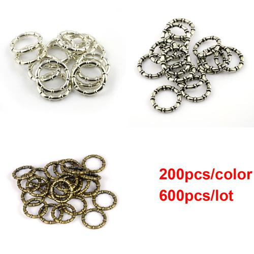 600PCS/LOT, Top Fashion 3 Colors Mixed DIY Jewelry Scarf Findings Plastic CCB Rings Charm, Free Shipping, AC0059MIX