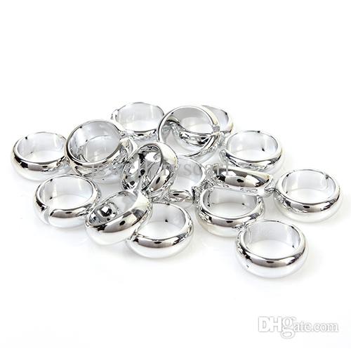 100PCS/LOT New Design Fashion DIY Necklace Jewelry Scarf Findings Shine Silver Plated Charm Plastic CCB Cricle Rings, Free Shipping, AC0247A