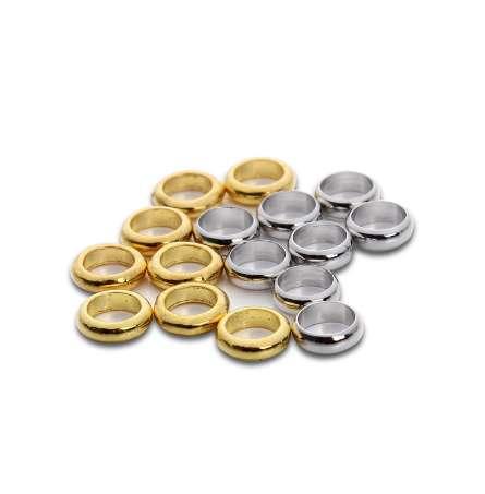 100pcs/lot Gold/Rhodium Color 5mm Spacer Jump Rings for Bracelets &Bangle Loose Beads Fit Jewelry Handmade DIY F3107