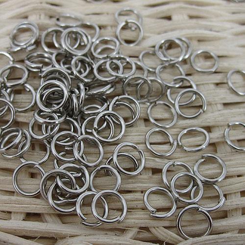 200pcs 5mm dark silve tone finding jump Rings G481