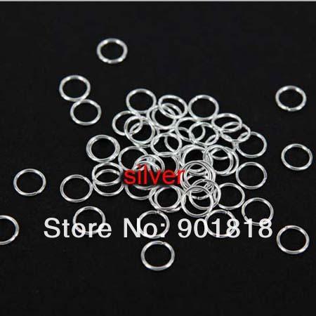 5mm 200pcs/bag wholesale gunblack/Gold/Silver/Bronze/rose gold/Rhodium Color Jump Rings for DIY Jewelry Making Findings F309C