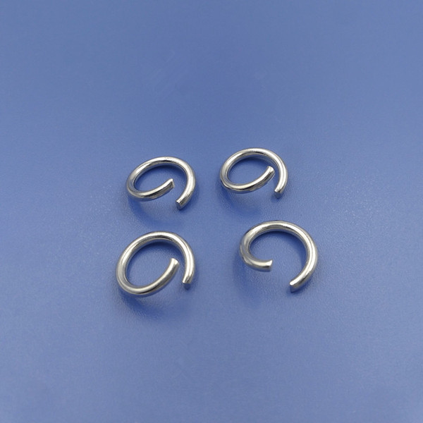 1000 pcs/lot Strong Stainless Steel Split Rings Jump Rings Connecting Open rings Jewelry Accessories DIY Finding 5 6 7 8 9 10 12 mm Jumpring