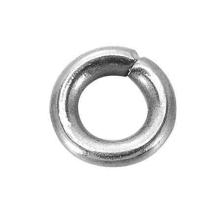 Doreen Box Lovely 500PCs Silver Tone Stainless Steel Open Jump Rings 5mm x 1.2mm (B18878)