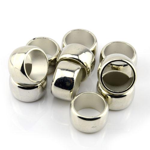 100PCS/LOT, Top Fashion DIY Jewelry Scarf Accessories Pendant Charm Silver Round CCB Rings, Free Shipping, AC0124