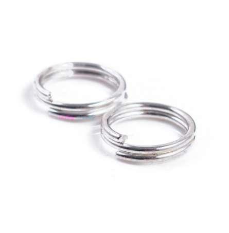 200pcs Open Double Rings Split Rings Loops Double Jump Rings For DIY Jewelry Making