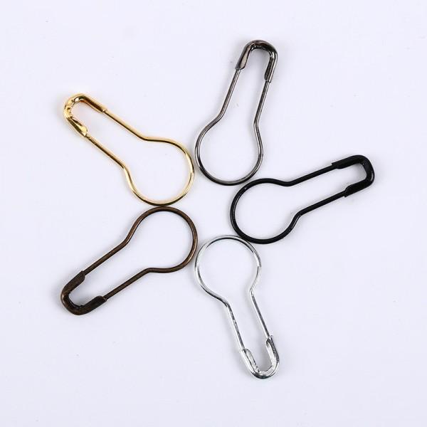 1000 pcs Bulb Shaped Safety Pin good for Stitch Markers, jewelry making 5 colors for option