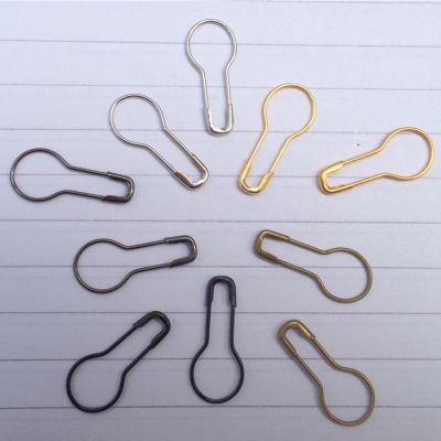 steel Safety Pin Stitch Markers in pear shape bulb shape - Set of 2000 - choice of 5 colors