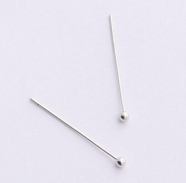 1000pcs/lot 0.5x20mm Ball Head Pins silver Gold Jewelry Beads DIY Accessories For Jewelry Making