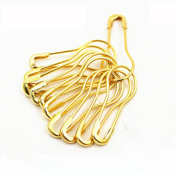 1000pcs/lot 22mm Gold Safety Pin Pear Shape Hang Tag Pins hanging grain pin tag pins wholesale Black Silver 3 Colors