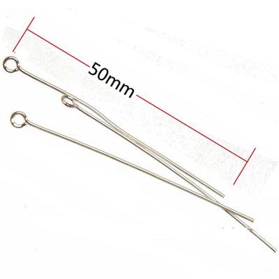 sterling silver t pins diy 9 shape needles metal iron new fashion handmade christmas gifts jewelry findings 50*0.6mm 70g