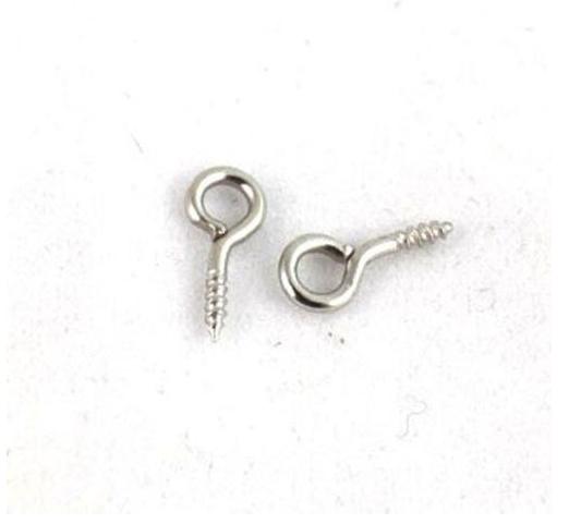 Vintage Silver WGP Screw Eye Pins Findings Charm For Bracelet Necklace Jewelry Making Beads Brand DIY Accessories 500pcs P1131