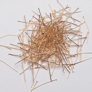 16mm-30mm Silver / gold tone T Style HeadPins Needle Findings DIY Art Craft Accessories For Jewelry flat headpin MD-DP-201110