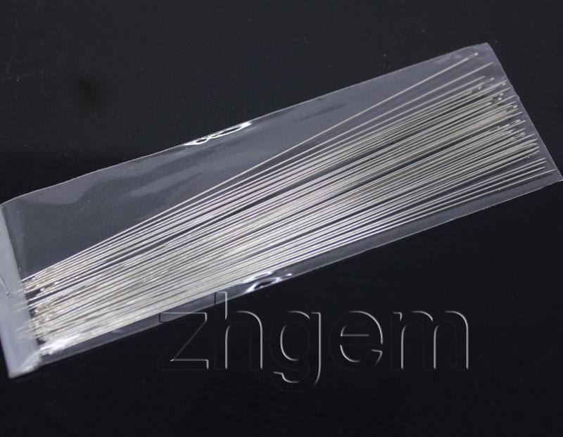 wholesale lots 10pcs metal beading needle 100mmx0.5mm