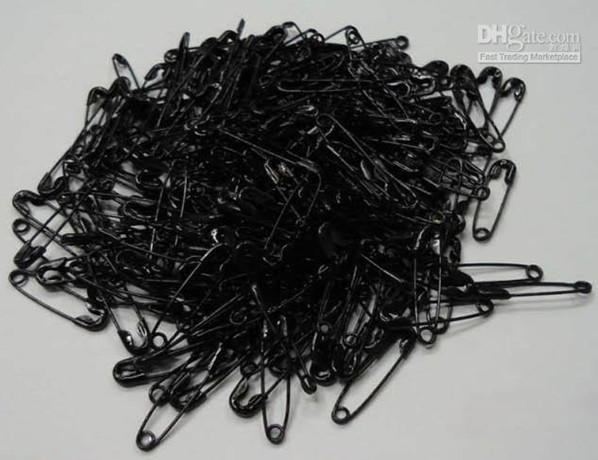 Black metal Safety pin Locking Baby Cloth Nappy Diaper Craft Pins needle 20mm 1000pcs a lot