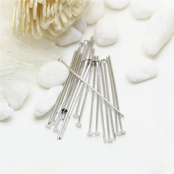 Eye Pins 30mm Eye Head Pins Jewelry Findings for Jewelry Making Earrings DIY Accessories T-shaped Pins