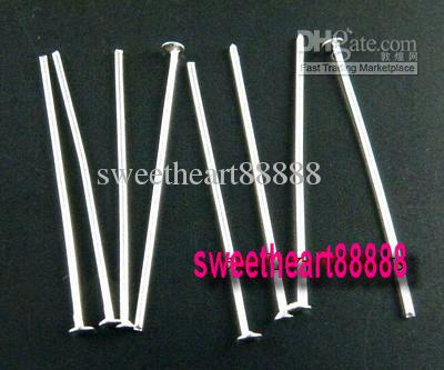 Silver Plated Head Smooth Pins & Needles 80mm MIC Hot sell 900pcs/lot Jewelry Findings & Components DIY