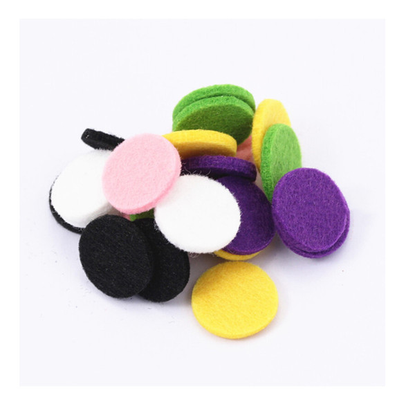 50pcs 25mm Aromatherapy Essential Oil Diffuser Pads Fit for 30mm Essential Oil Diffusing Perfume Locket Pad wholesale