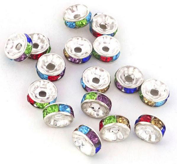 Free Shipping 100pcs/Lot Silver Plated Spacers Beads Jewelry Findings Components For DIY Jewelry Gift CS3