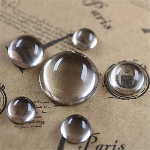 Glass Spacers Dome Cabochon Clear DHL 25mm Transparent Round Perfect for Handmade Jewelry Components for DIY Bling Making