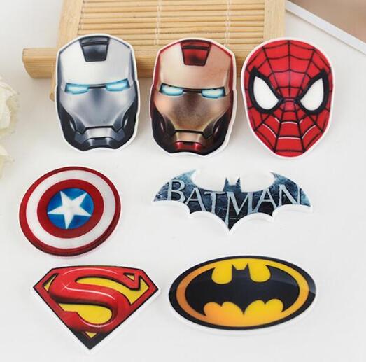 New 50 pcs Cartoon Avenger Planar Resin Flatback Craft Accessories Decor, Embellishment DIY Making P-32