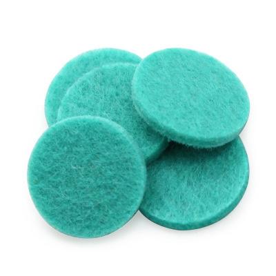 17 Colors Round 22mm Perfume Aroma Replacement Felt Pads for 30mm Essential Oils Diffuser Pendant Floating Lockets