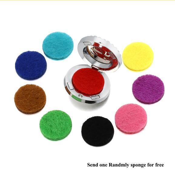 Colorful Felt Pads 3*15mm Essential Oil Diffuser Spacers for Aromatherapy Essential Oil Diffuser Snap Buttons jewelry