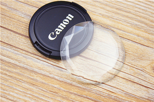 DIY 58mm Glass cabochon with faceted edge round glass sticker for blank pendant for Jewelry accessory