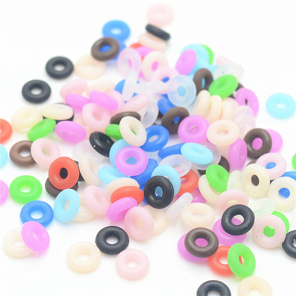 1000pcs/lot Stretchy Silicon rubber beads Plastic Spacer for bracelet necklace DIY jewelry making Wholesale Factory Price