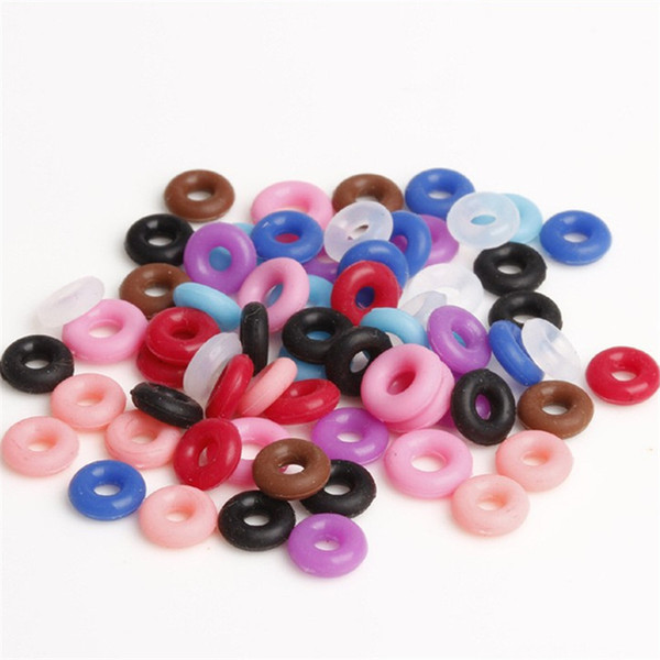 Colorful 9 Colors Anti-Slip Rubber Stopper Ring Spacers For Pandora Charm Bead 3MM Snake Chain Bracelet Fashion Women Jewelry European Style