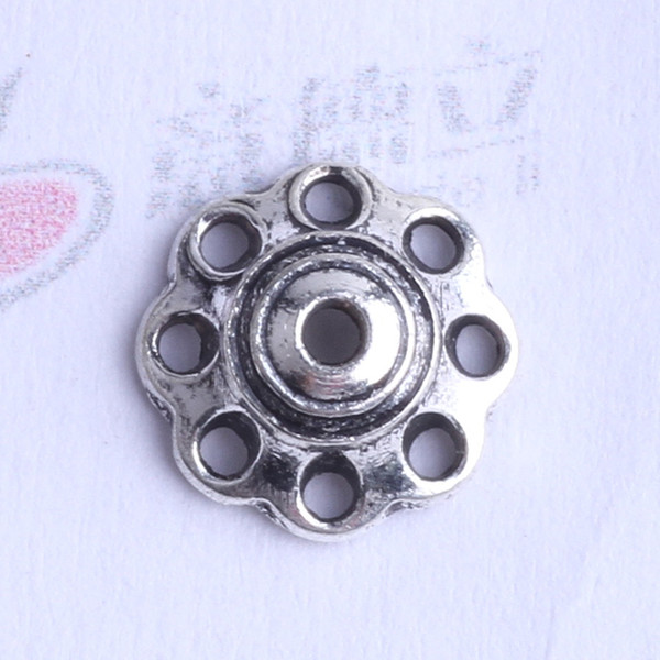 flower torus Spacer bead charm 1500pcs/lot 8.1*3.2mm antique silver/bronze Zinc Alloy zinc for DIY pendant Jewelry Making Accessories 2552