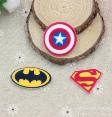 New 30 pcs Cartoon the Avengers Planar Resin Flatback Craft Accessories Decor, Embellishment DIY Making T--8