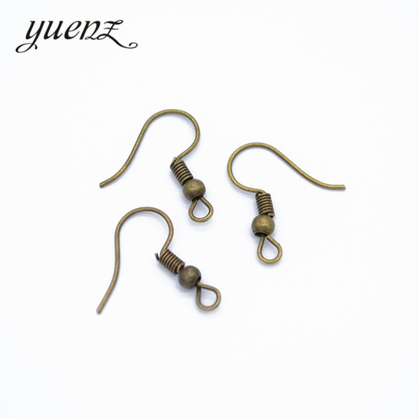 Accessories Jewelry Findings Components YuenZ 100 pcs 6 Color DIY Iron Earring Hook Findings Earrings Clasps Hooks For Earrings Jewelry m...