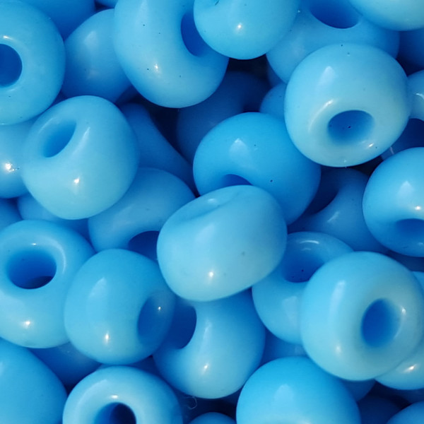 Opaque Glass Seed Beads, light blue color, Jewelry Making beads 6/0 4mm beads, sold by 300g per lot