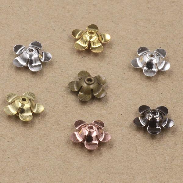 11mm beads for Jewelry DIY bracelet necklace earring Brooches Pendants Rings Scrapbook hair Accessories with hole flower