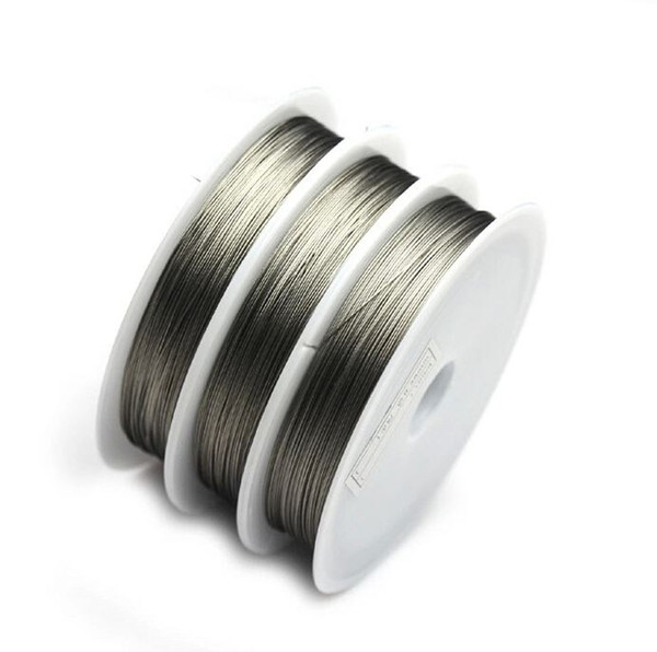 1ROLL 100M Silver Tiger Tail Beading wire 0.45mm jewelry making jewelry findings & components