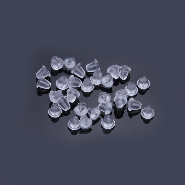 200pcs/lot Plastic Earring Backs Stoppers for DIY Earring Findings