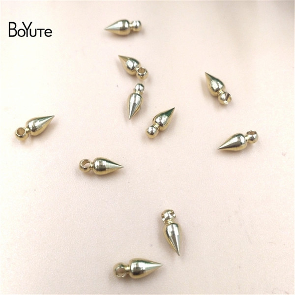 BoYuTe (200 Pieces/lot) 7*3.5MM Metal Brass Waterdrop Beading Beads& Jewelry Making Diy Accessories Parts