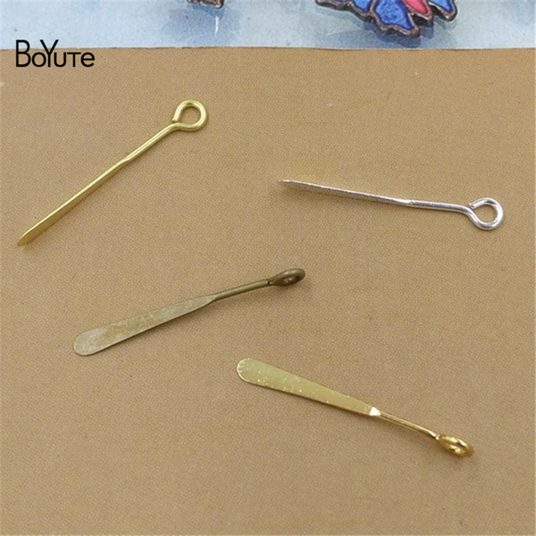 BoYuTe Factory Direct Sale 100Pcs 22MM HOT Metal Diy Pins for jewelry making Jewelry Findings & Components