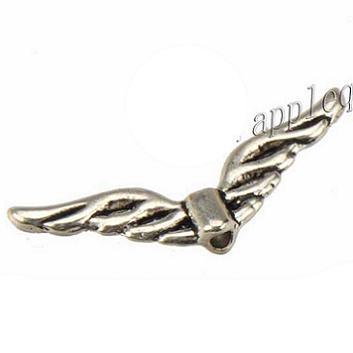 angel wing metal spacer beads for jewelry making antique silver gold new vintage diy fashion jewelry accessories and findings 22*mm 400pcs